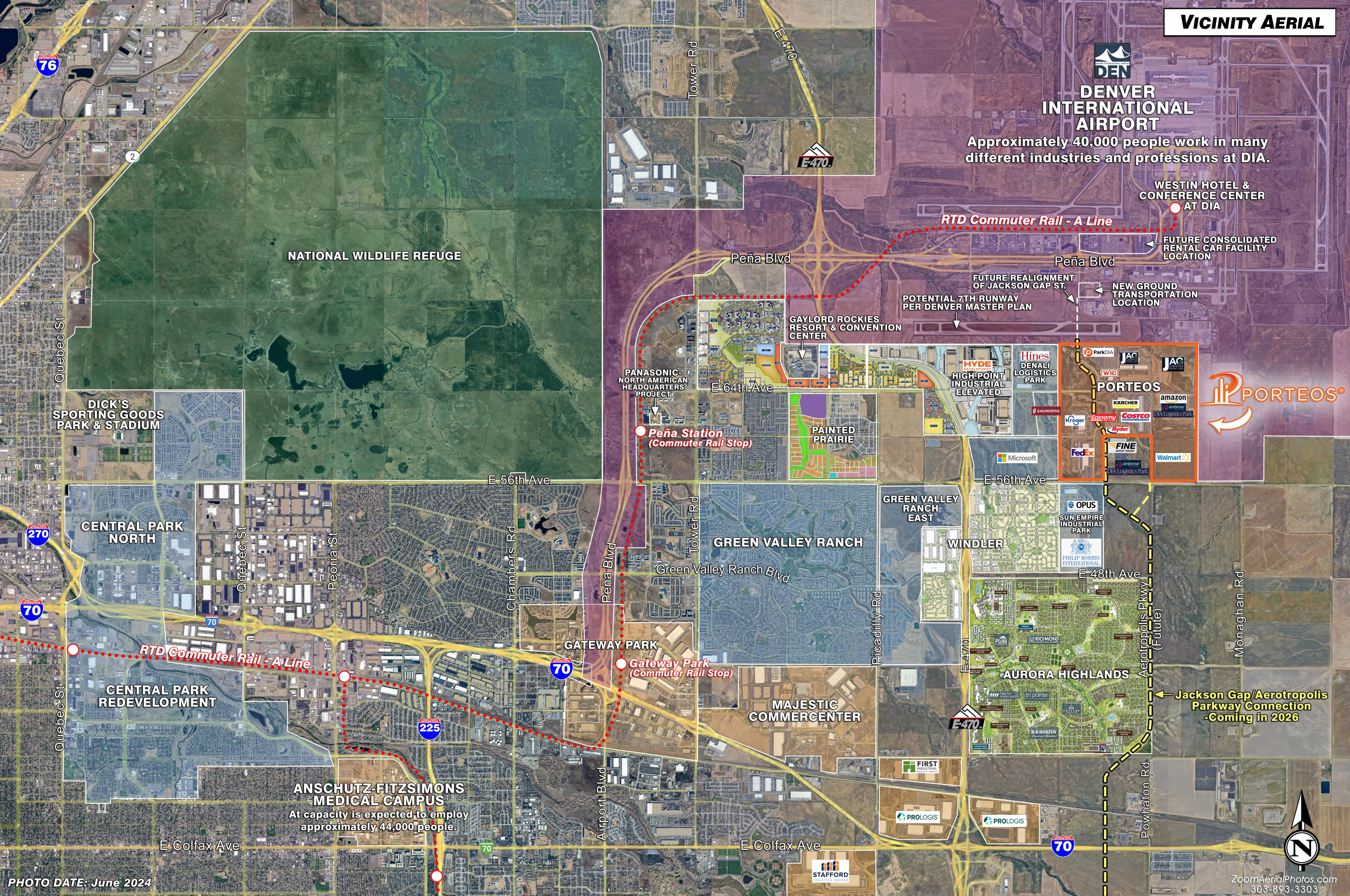 Porteos Vicinity Aerial 2023